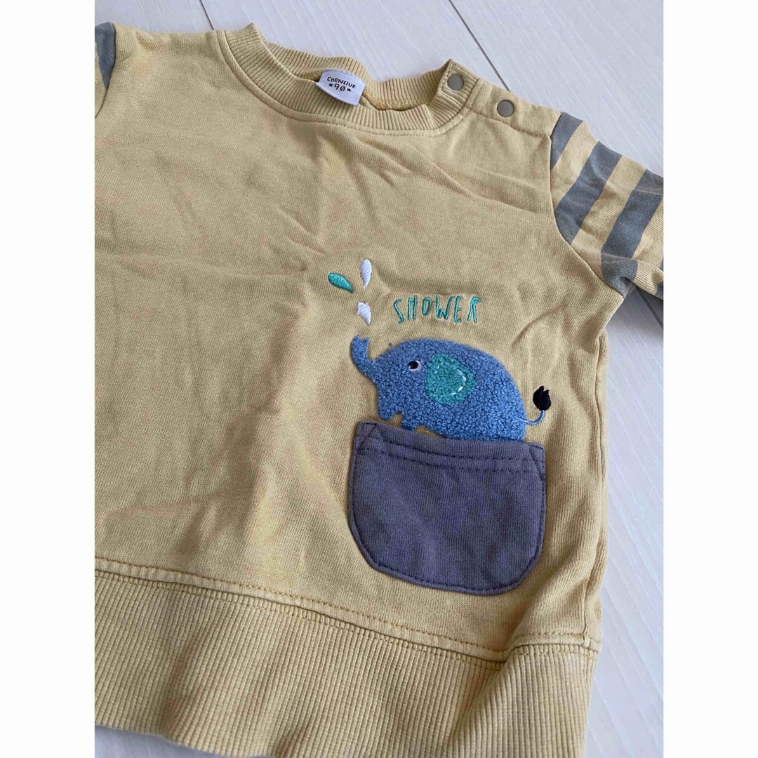 トップス  90cm キッズ/ベビー/マタニティのキッズ服女の子用(90cm~)(Tシャツ/カットソー)の商品写真