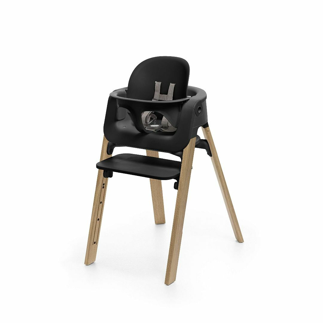 色: ブラック】Stokke ストッケ ベビーチェア ハイチェア 付属品 ステ