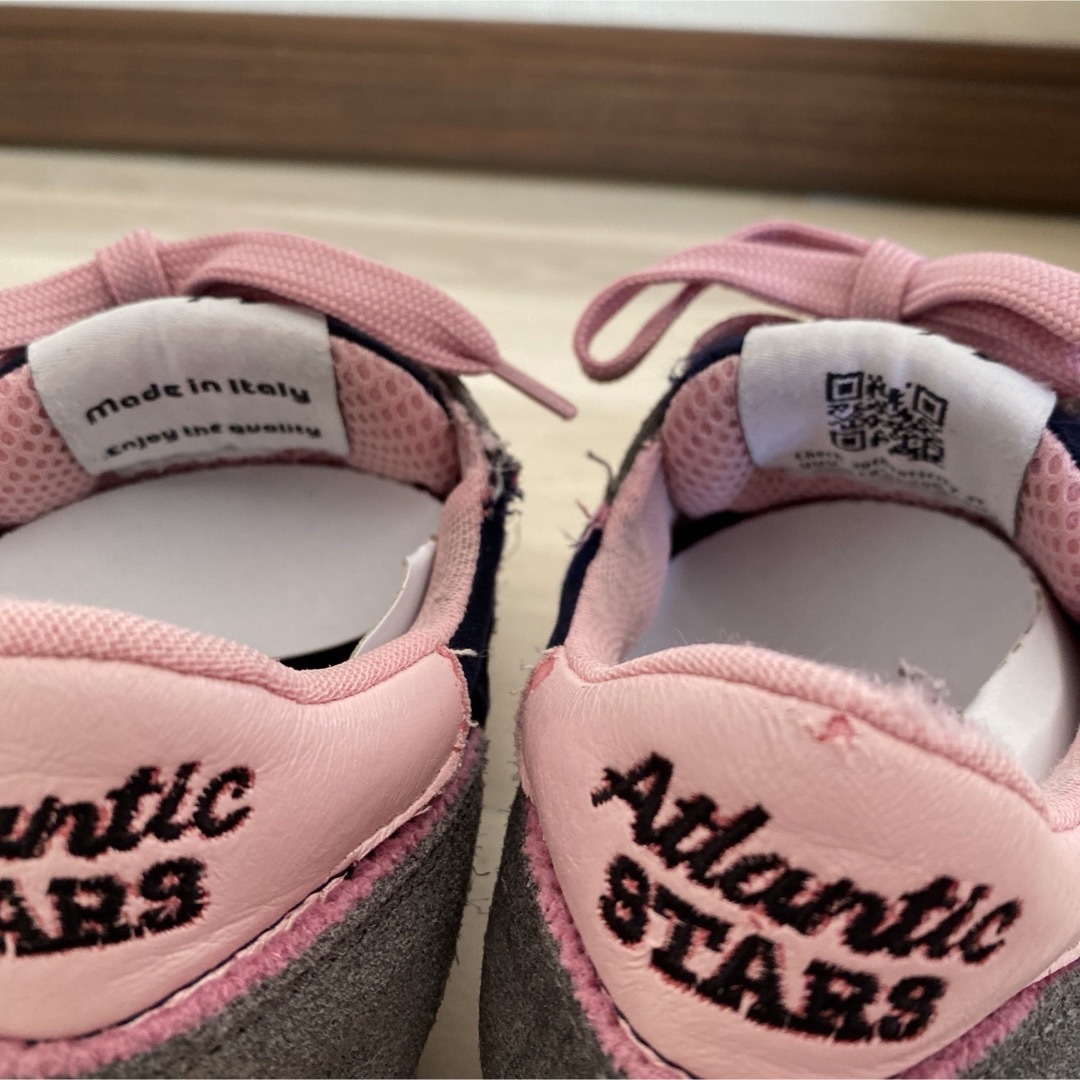 Atlantic STARS(アトランティックスターズ)のアトランティックスターズ　スニーカー　22.5　ネイビー　ピンク レディースの靴/シューズ(スニーカー)の商品写真