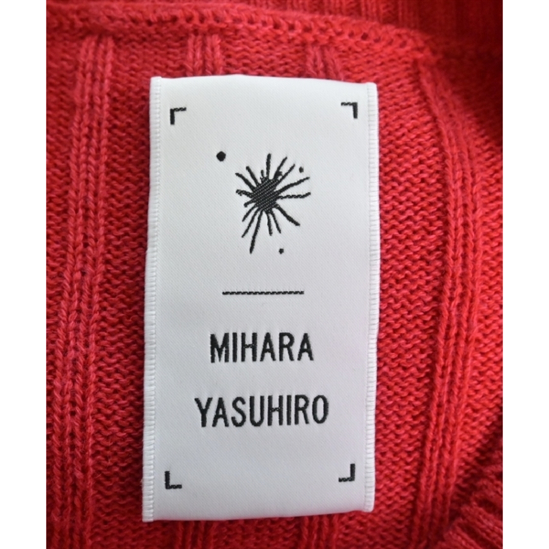 MIHARAYASUHIRO(ミハラヤスヒロ)のMIHARA YASUHIRO ミハラヤスヒロ ニット・セーター F 赤 【古着】【中古】 レディースのトップス(ニット/セーター)の商品写真