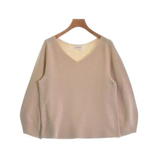 ナチュラルビューティーベーシック(NATURAL BEAUTY BASIC)のNATURAL BEAUTY BASIC ニット・セーター M ベージュ 【古着】【中古】(ニット/セーター)