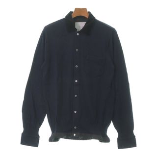 サカイ(sacai)のsacai サカイ カジュアルシャツ 2(M位) 紺 【古着】【中古】(シャツ)