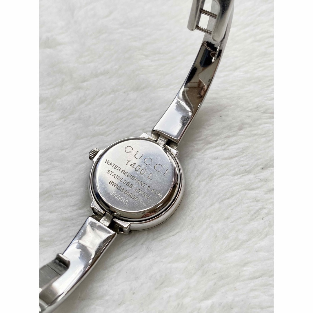 GUCCI WATCH グッチ1400L バングルウォッチ 黒文字盤 ラウンド GUCCI WATCH グッチ1400L バングルウォッチ 黒文字盤 ラウンド