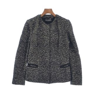 ドルチェアンドガッバーナ(DOLCE&GABBANA)のDOLCE&GABBANA ジャケット -(M位) 黒xアイボリー(ツイード) 【古着】【中古】(その他)