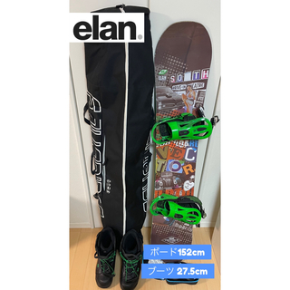 エラン(Elan)のスノーボード　152cm ELAN 板　バインディング　ブーツ　ゴーグル(ボード)