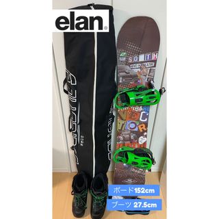 エラン(Elan)のスノーボード　152cm ELAN 板　バインディング　ブーツ　ゴーグル(ボード)