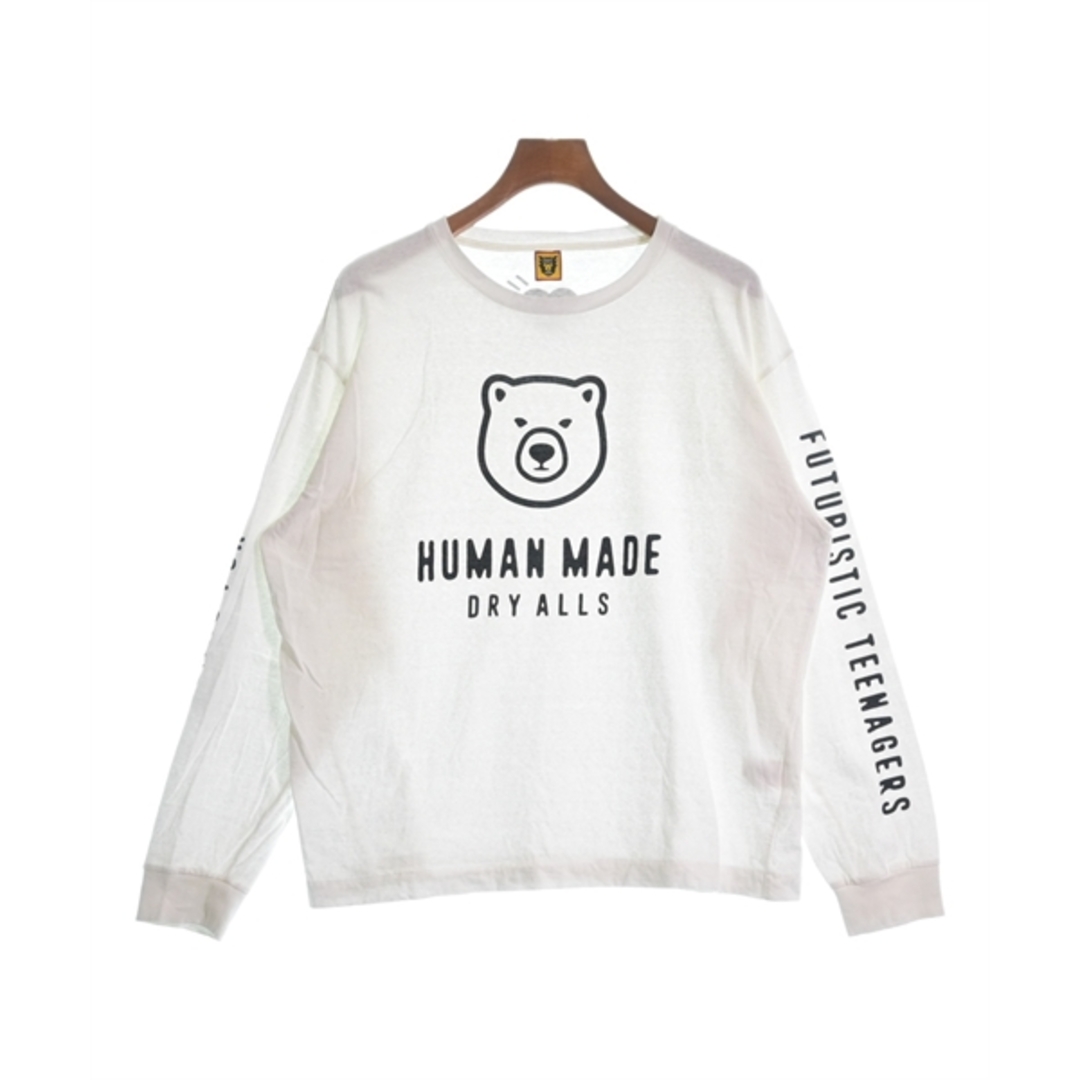 HUMAN MADE(ヒューマンメイド)のHUMAN MADE ヒューマンメイド Tシャツ・カットソー XL 白 【古着】【中古】 メンズのトップス(Tシャツ/カットソー(半袖/袖なし))の商品写真