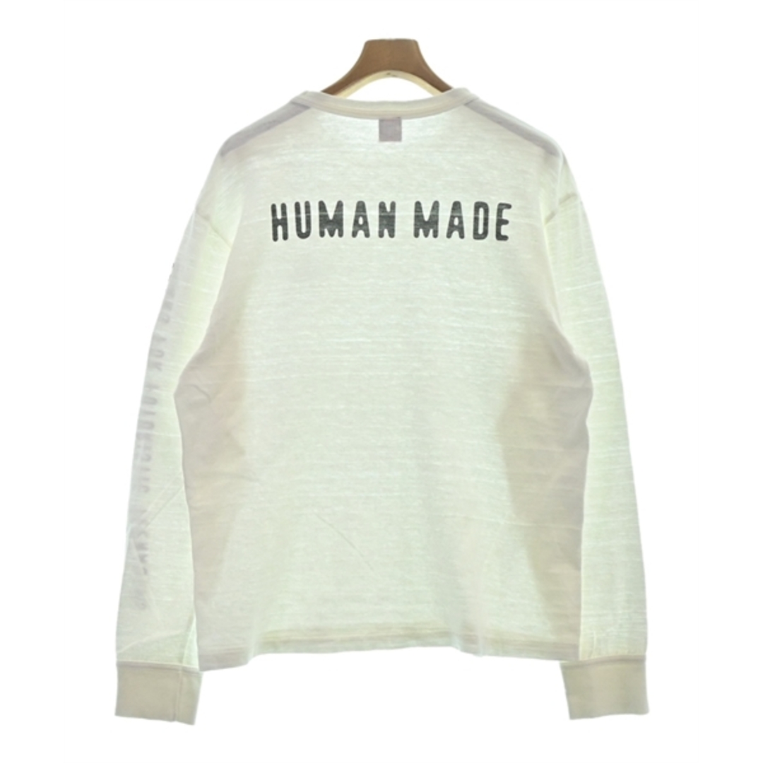 HUMAN MADE(ヒューマンメイド)のHUMAN MADE ヒューマンメイド Tシャツ・カットソー L 白 【古着】【中古】 メンズのトップス(Tシャツ/カットソー(半袖/袖なし))の商品写真