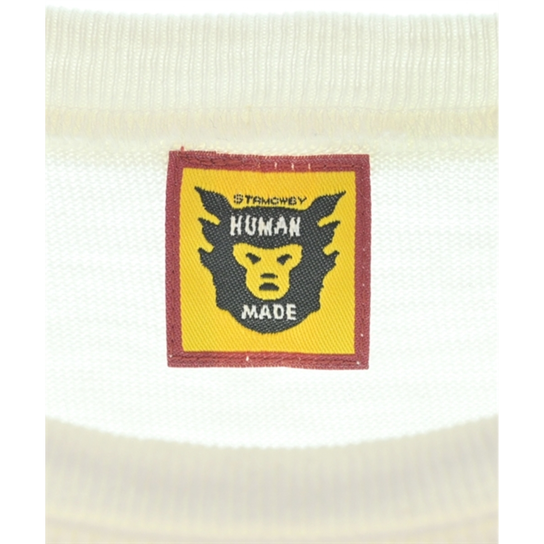 HUMAN MADE(ヒューマンメイド)のHUMAN MADE ヒューマンメイド Tシャツ・カットソー L 白 【古着】【中古】 メンズのトップス(Tシャツ/カットソー(半袖/袖なし))の商品写真