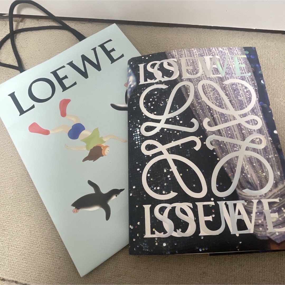 LOEWE(ロエベ)のLOEWE 紙袋とカタログ エンタメ/ホビーのコレクション(ノベルティグッズ)の商品写真