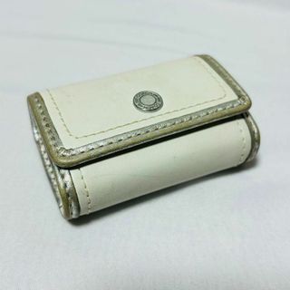 コーチ(COACH)のCOACH コーチ ミニ財布 小銭入れ コインケース ホワイト レディース  鏡(コインケース)