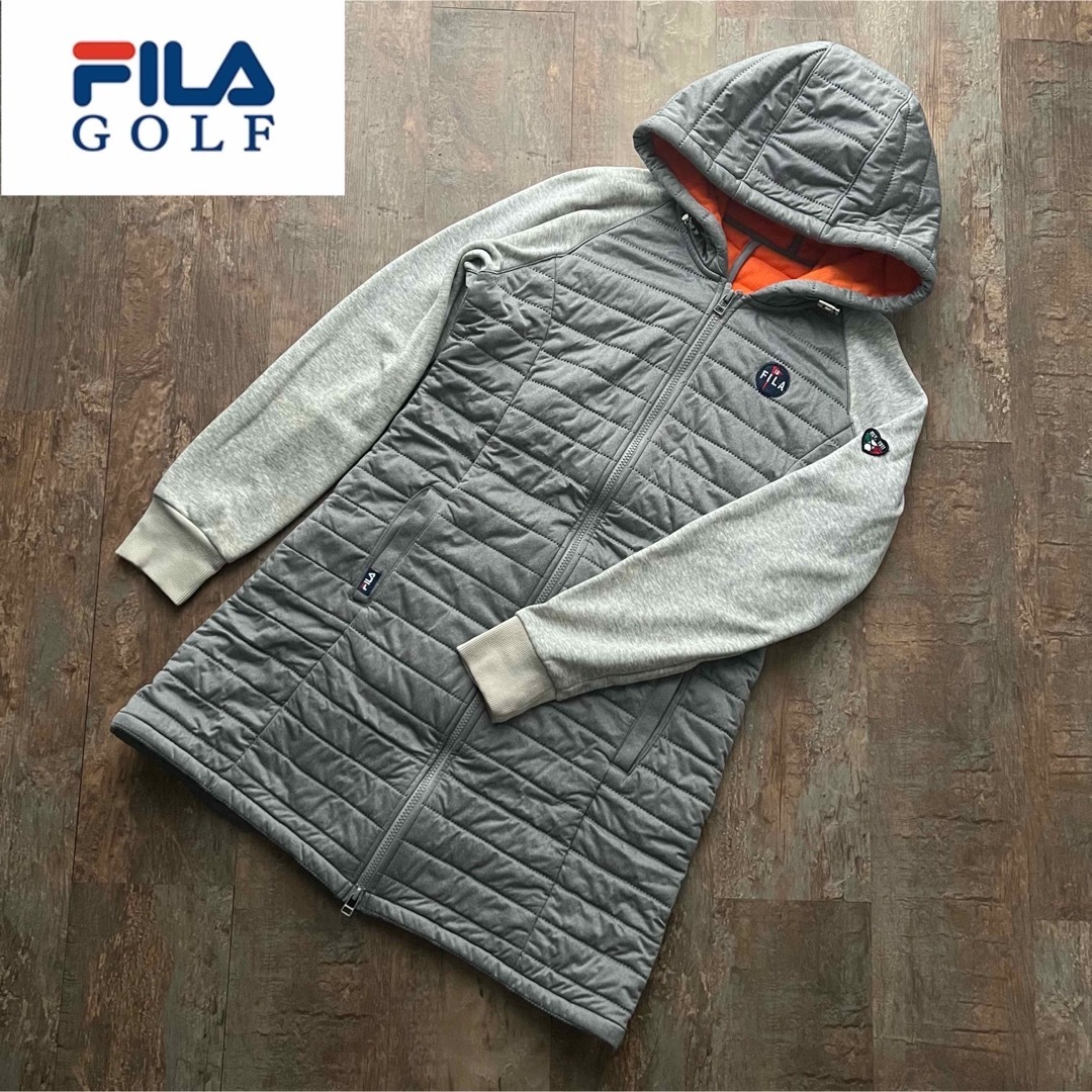 FILA(フィラ)のフィラゴルフ ゴルフウェア アウター コート フリース レディース Ｍ スポーツ/アウトドアのゴルフ(ウエア)の商品写真