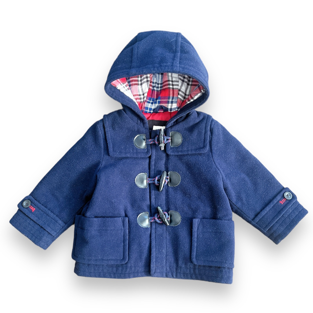 babyGAP(ベビーギャップ)のbaby GAP ベビーギャップ　アウター　ダッフルコート　ネイビー　80cm キッズ/ベビー/マタニティのベビー服(~85cm)(ジャケット/コート)の商品写真