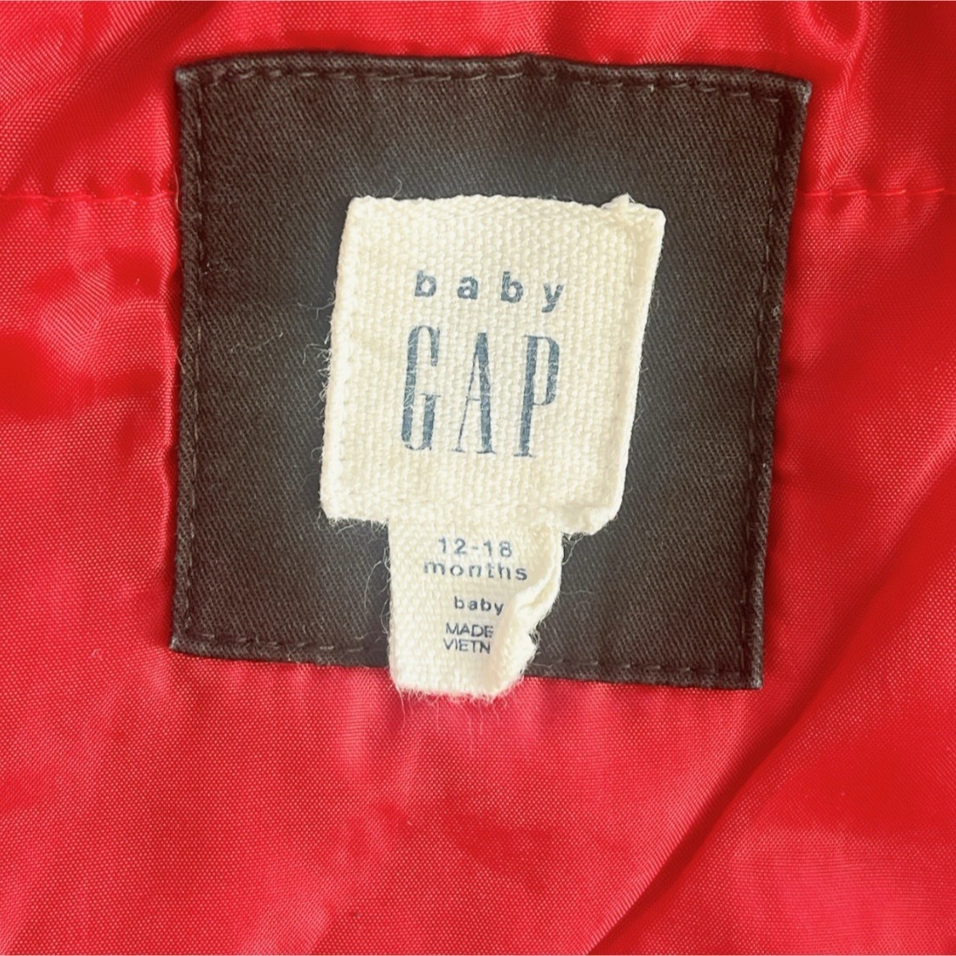 babyGAP(ベビーギャップ)のbaby GAP ベビーギャップ　アウター　ダッフルコート　ネイビー　80cm キッズ/ベビー/マタニティのベビー服(~85cm)(ジャケット/コート)の商品写真