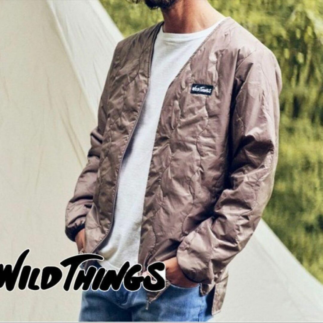 S身幅55cmWILD THINGS HANDY QUILT JACKET 1124