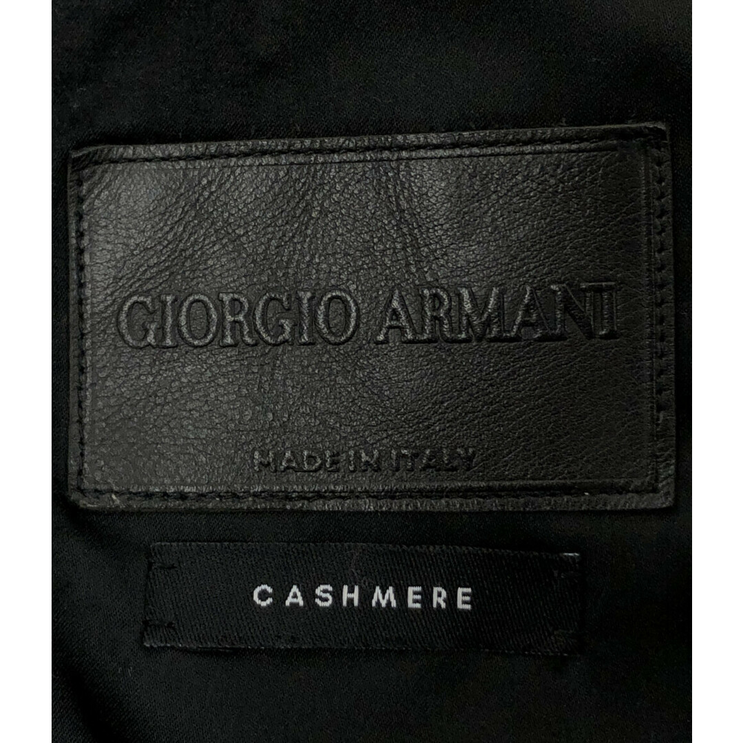 Giorgio Armani(ジョルジオアルマーニ)の美品 ジョルジオアルマーニ フルジップ カシミヤコート メンズ 180/104B メンズのジャケット/アウター(その他)の商品写真
