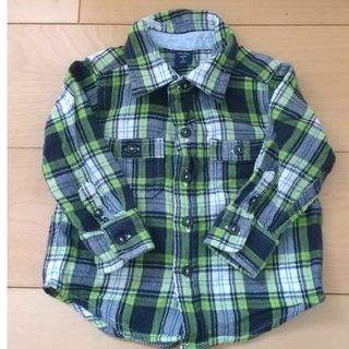 ベビーギャップ(babyGAP)のbabyGAP チェックシャツ 80cm(シャツ/カットソー)