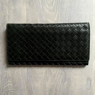 ボッテガヴェネタ(Bottega Veneta)のBOTTEGA VENETA イントレチャート 札入れ 二つ折り 長財布(長財布)