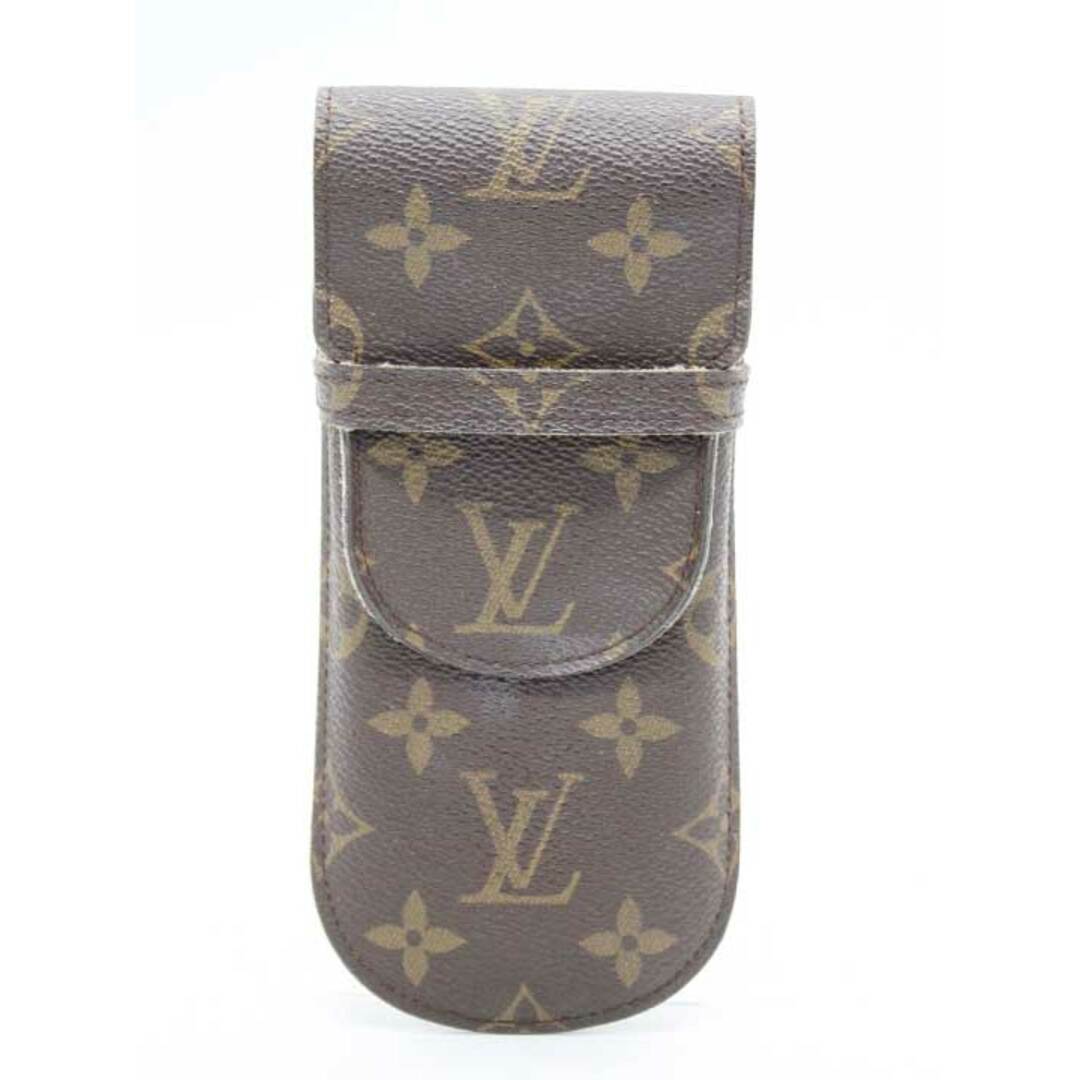 ◇LOUIS VUITTON/ルイヴィトン◇ エテュイリュネットラバメガネケース/M62970/SN0061/モノグラム/レザー/小物 ブラウン/茶 レディース メンズ ユニセックス春夏秋冬 320132M62970刻印