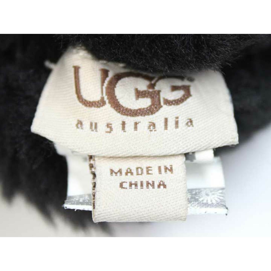 UGG(アグ)の♪UGG/アグ♪スウェードボアグローブ/手袋/エレガント/シンプル/カジュアル/オシャレ/他小物 ブラック/黒色 メンズ XL【中古】秋冬 211122 メンズのファッション小物(手袋)の商品写真