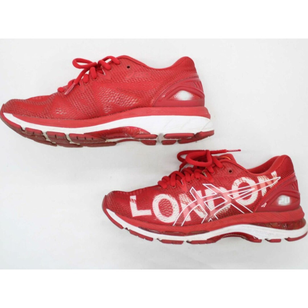 asics(アシックス)の♪ASICS/アシックス♪GEL-NIMBUS20 LONDON/スニーカー/シューズ/靴 レッド/赤 レディース メンズ 24cm【中古】春夏秋冬 020132 レディースの靴/シューズ(スニーカー)の商品写真