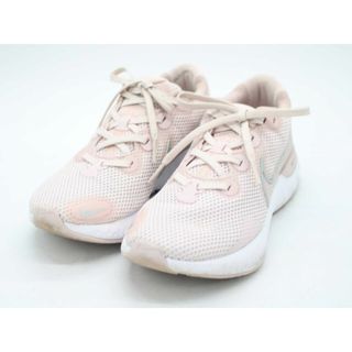 ナイキ(NIKE)の♪NIKE/ナイキ♪リニュー/ランニングシューズ/スニーカー/CK6360-600/シューズ/靴 ライトピンク レディース 25.5cm【中古】春夏秋冬 910132(スニーカー)