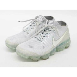 ナイキ(NIKE)の【値下げ】♪NIKE/ナイキ♪AIR VAPORMAX FLYNIT/スニーカー/849577-004/シンプル/カジュアル/オシャレ/シューズ/靴 ライトグレー/灰色 レディース 23.5 【中古】 春夏秋冬 106032(スニーカー)