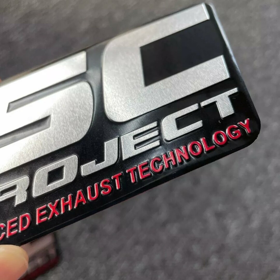 SC-PROJECT SCプロジェクト耐熱アルミステッカー 自動車/バイクのバイク(ステッカー)の商品写真