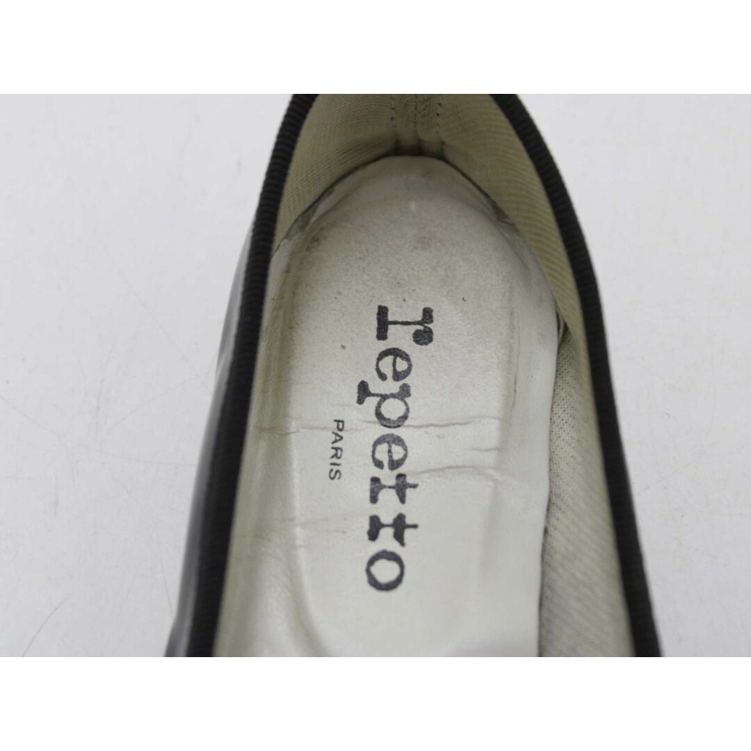 repetto(レペット)の♪Repetto/レペット♪エナメルフラットシューズパンプス/靴 ブラック/黒 レディース 38【中古】春夏秋冬 020132 レディースの靴/シューズ(その他)の商品写真