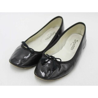 レペット(repetto)の♪Repetto/レペット♪エナメルフラットシューズパンプス/靴 ブラック/黒 レディース 38【中古】春夏秋冬 020132(その他)