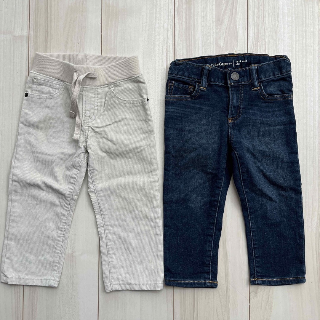 babyGAP(ベビーギャップ)のズボン　２本セット キッズ/ベビー/マタニティのキッズ服男の子用(90cm~)(パンツ/スパッツ)の商品写真