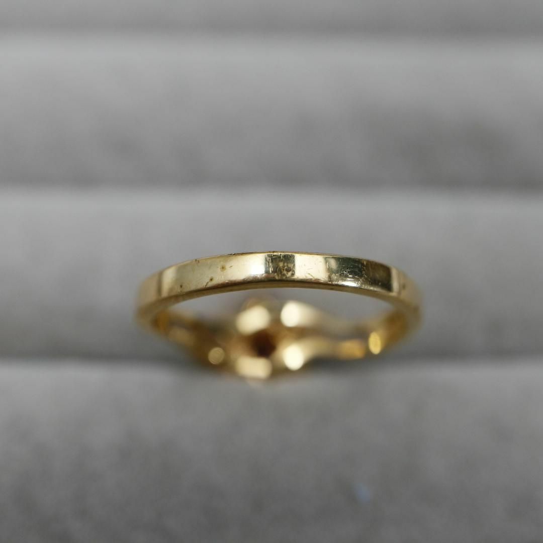 SAVAS(ザバス)の【匿名配送】SAVAS ザバス 指輪 ゴールド 11号 ストーン 花 レディースのアクセサリー(リング(指輪))の商品写真