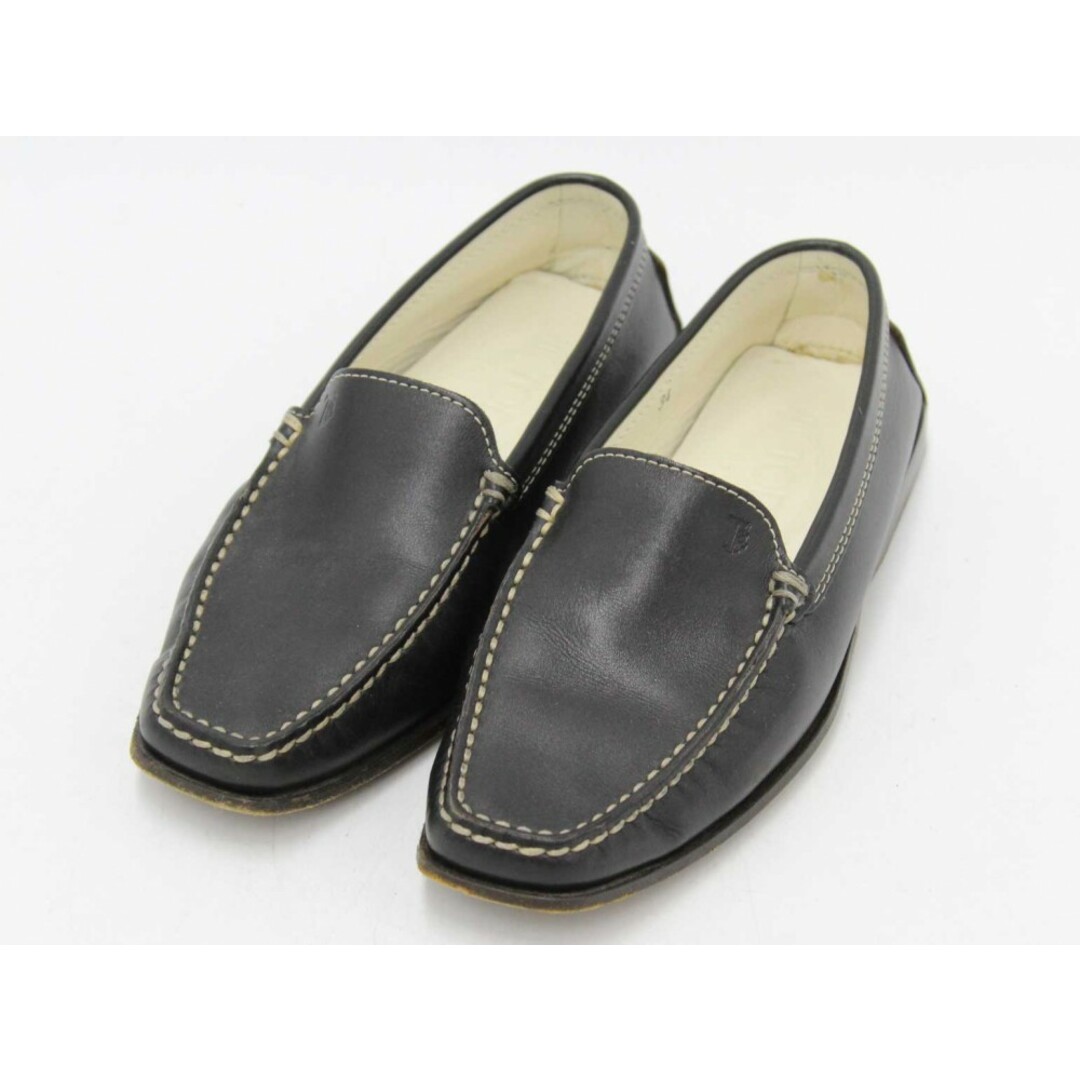 TOD'S(トッズ)の♪TOD'S/トッズ♪ドライビングシューズ/レザー/靴 ブラック/黒 レディース 34【中古】春夏秋冬 420132 レディースの靴/シューズ(その他)の商品写真