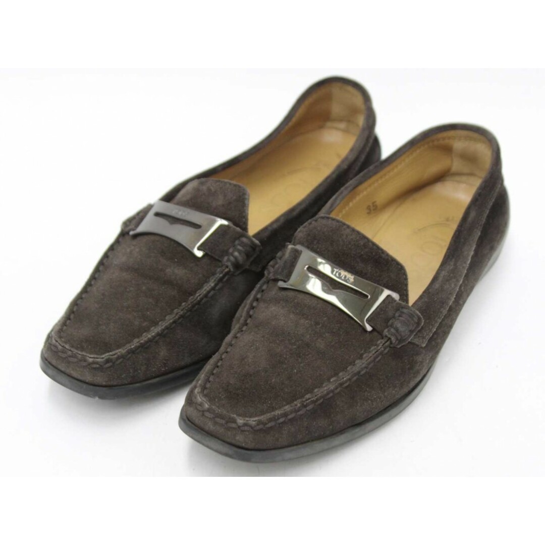 TOD'S(トッズ)の♪TOD'S/トッズ♪ドライビングシューズ/靴 ブラウン/茶 レディース  35【中古】春夏秋冬 020132 レディースの靴/シューズ(その他)の商品写真