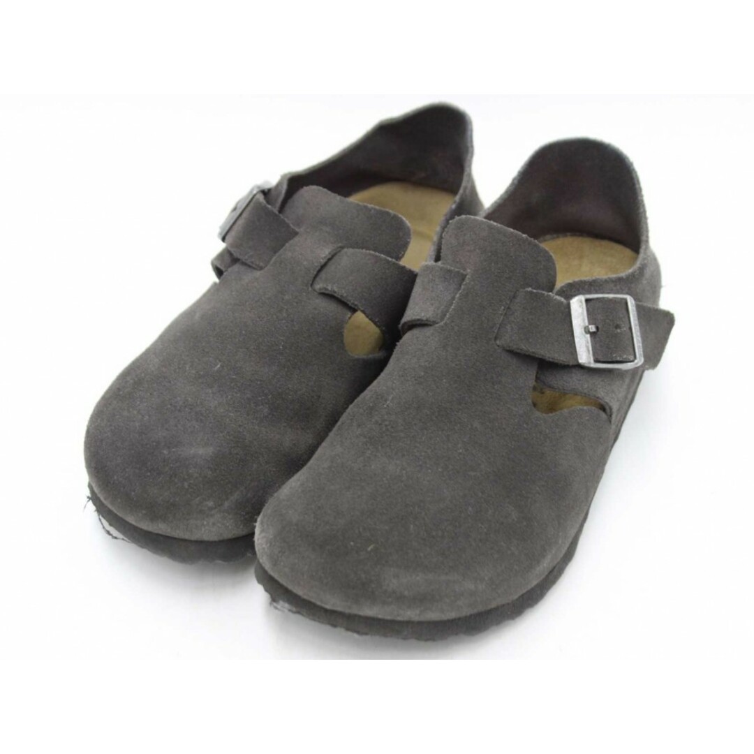 BIRKENSTOCK(ビルケンシュトック)の♪BIRKENSTOCK/ビルケンシュトック♪ボストン/レザーサンダル/0860133/シューズ/靴 ブラウングレー レディース  38【中古】春夏秋冬 020132 レディースの靴/シューズ(サンダル)の商品写真