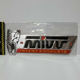 MIVV ミヴ マフラー耐熱アルミステッカー(ステッカー)