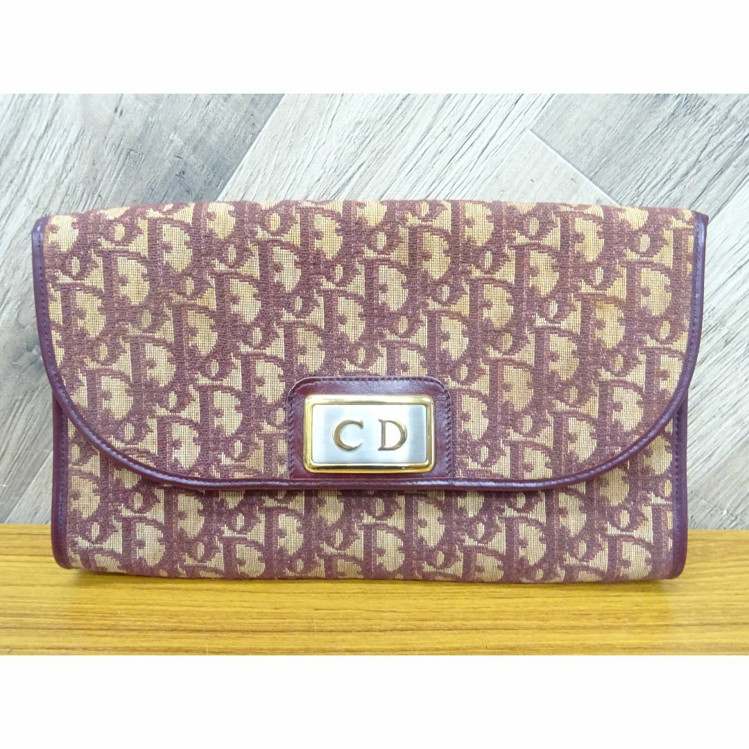 Christian Dior - K博一003/ オールド ディオール トロッター キャンバス レザー バッグ