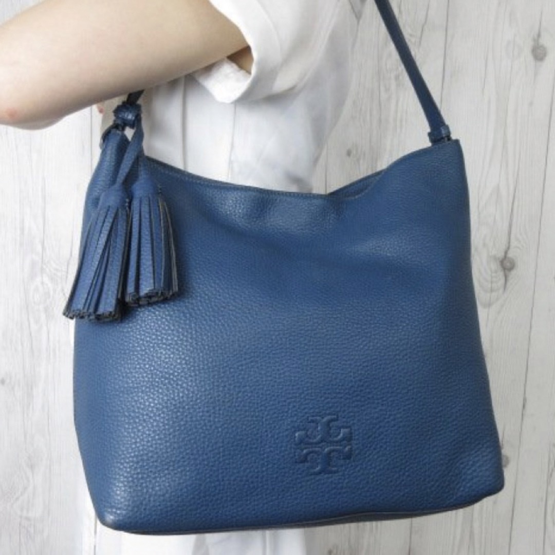 TORY BURCH トートバッグ　革　ショルダー付き