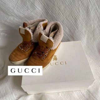 グッチ(Gucci)のグッチキッズムートンブーツ(ブーツ)