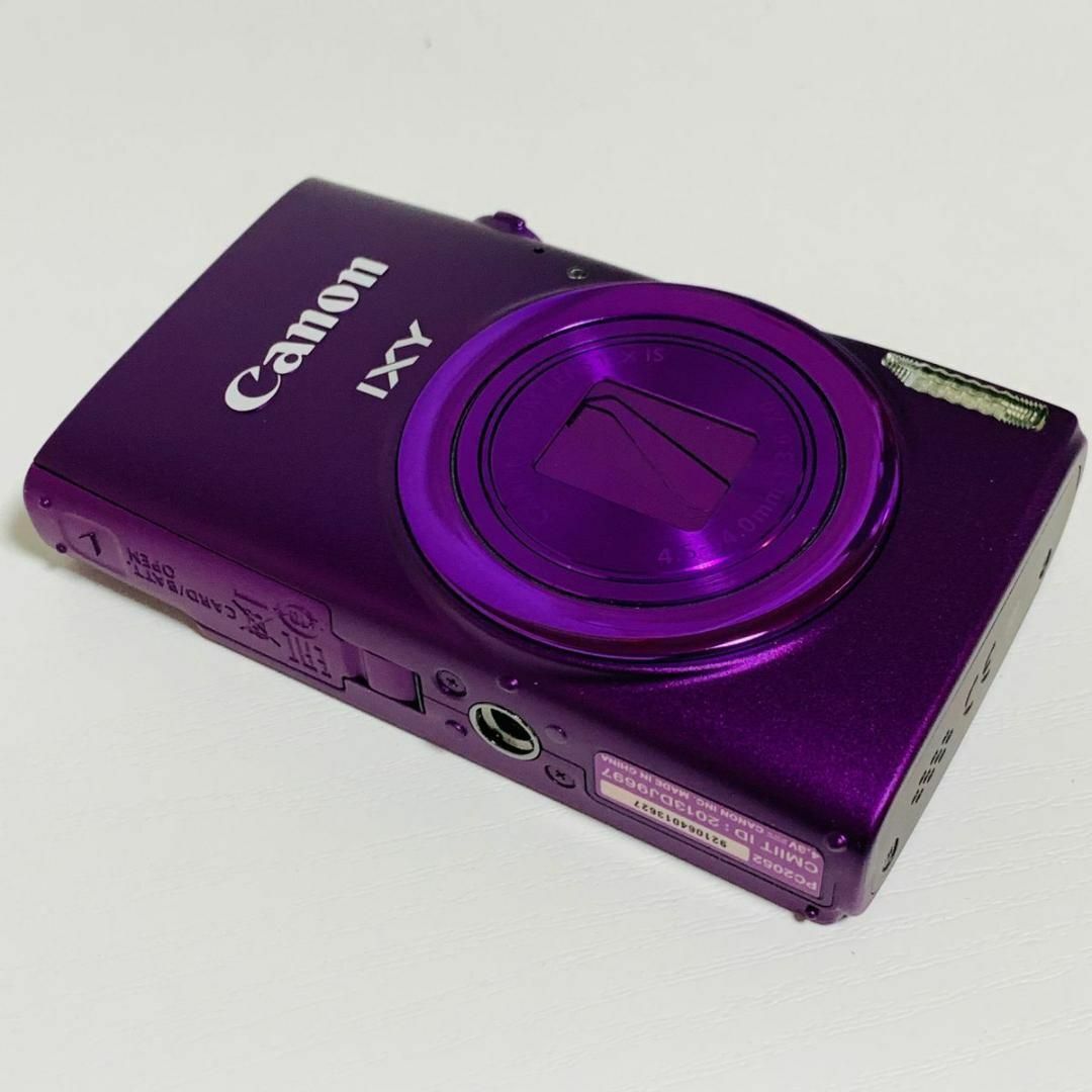 【美品】 Canon IXY 630 PR (パープル) スマホ/家電/カメラのカメラ(コンパクトデジタルカメラ)の商品写真