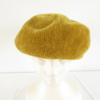 アヴィレックス(AVIREX)のアヴィレックス AVIREX モールヤーンベレー帽 帽子 からし色 黄 57(ハンチング/ベレー帽)