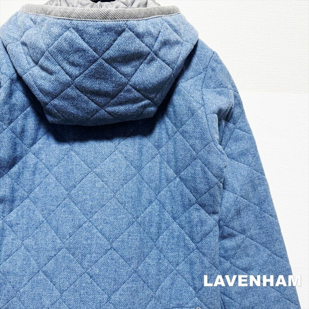 LAVENHAM(ラベンハム)の【LAVENHAM】キルティング ジャケット・八ランド ニット 二点セット レディースのジャケット/アウター(ブルゾン)の商品写真