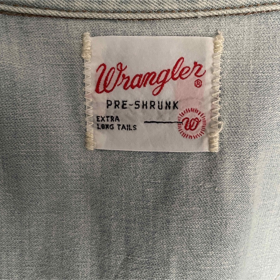 Wrangler(ラングラー)のWrangler ラングラー ダメージ デニムウェスタンシャツ M メンズのトップス(シャツ)の商品写真