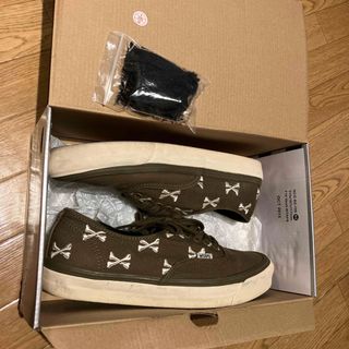 ダブルタップス(W)taps)のVANS AUTHENTIC WTAPS OLIVE CROSSBONES(スニーカー)