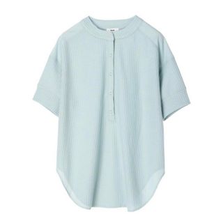 コエ(koe)のkoe   ワッフルヘンリーネックプルオーバー*(Tシャツ(半袖/袖なし))