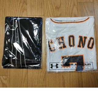 アンダーアーマー(UNDER ARMOUR)のジャイアンツ　長野選手ホームユニフォームTシャツタオルセット(応援グッズ)