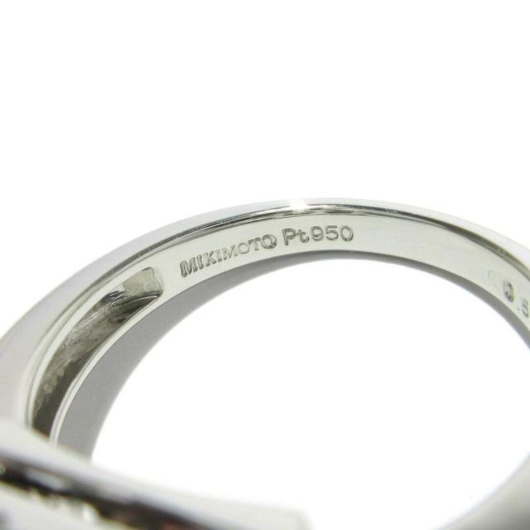 MIKIMOTO(ミキモト)のミキモト リング美品  黒 0.51ct/0.9mm レディースのアクセサリー(リング(指輪))の商品写真