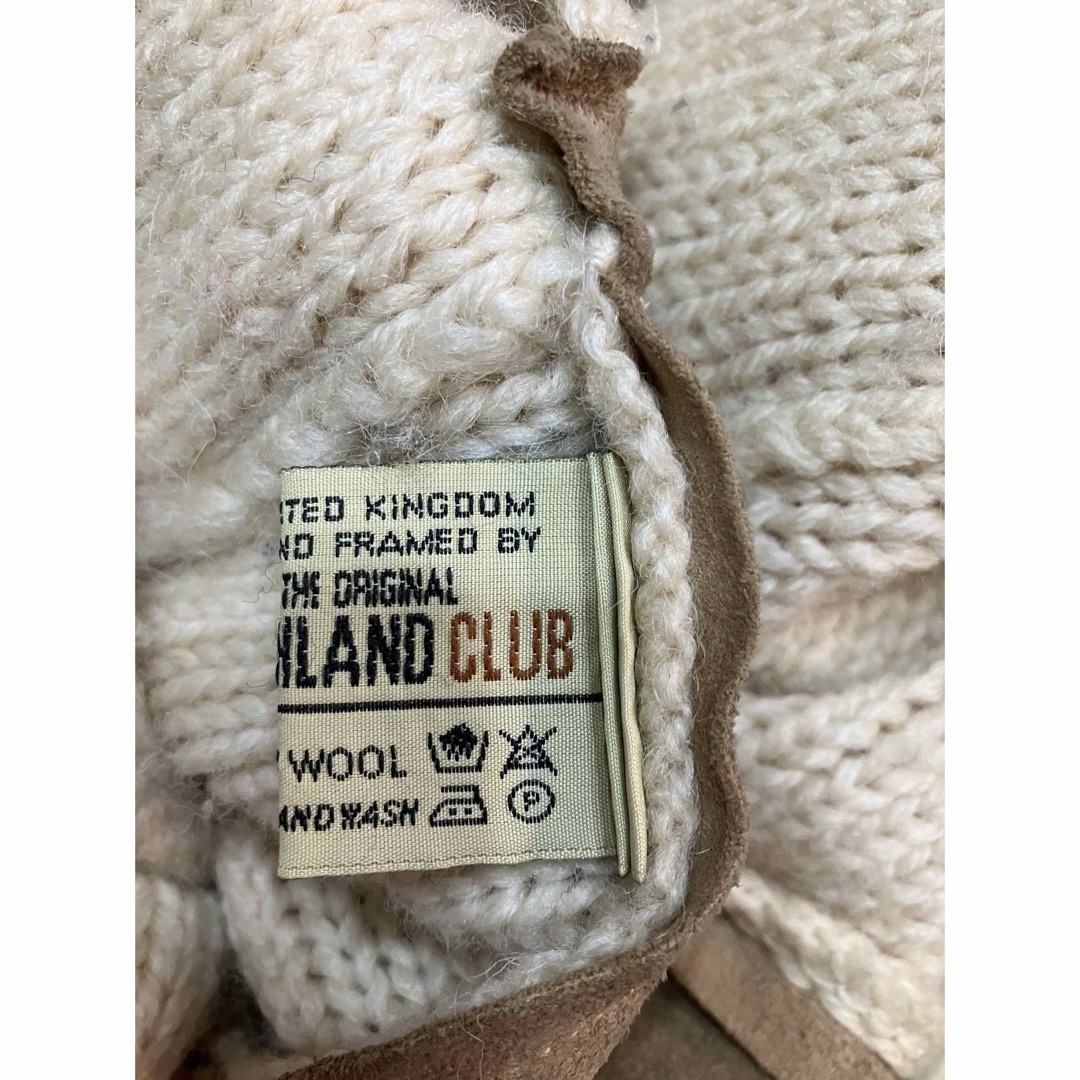 Hiland Club(ハイランドクラブ)のHIGHLAND CLUB ハイランドクラブ　ニット　トート レディースのバッグ(トートバッグ)の商品写真