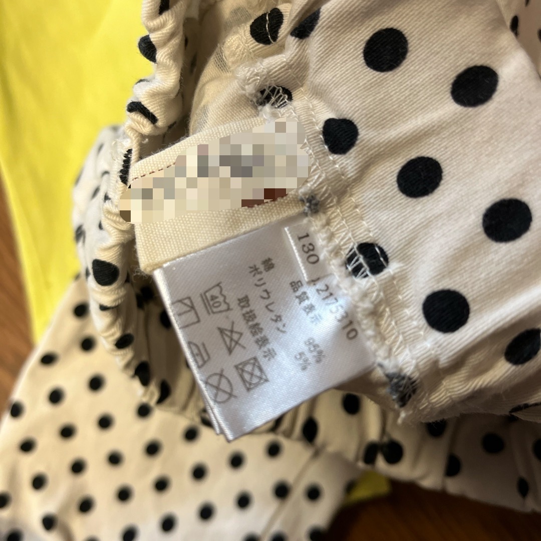 ニッセン(ニッセン)の７分丈パンツ　2枚セット　130  キッズ/ベビー/マタニティのキッズ服女の子用(90cm~)(パンツ/スパッツ)の商品写真