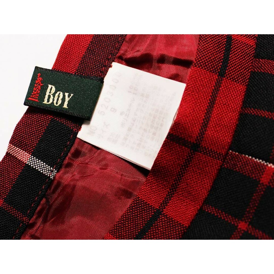 EASTBOY(イーストボーイ)の【新入荷!】[イーストボーイ/Eastboy]9号 プリーツスカート 赤×黒 フォーマル お受験 見学会 説明会 お稽古 スクール 入学式 卒業式 結婚式 発表会 謝恩会 冠婚葬祭【中古】子供服 キッズ kids ジュニア 女の子 421132 キッズ/ベビー/マタニティのキッズ服女の子用(90cm~)(スカート)の商品写真